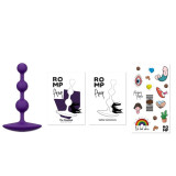 AMP Purple Bolas Anales Flexibles 12,5 cm Morado
