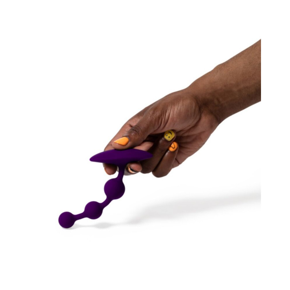 AMP Purple Bolas Anales Flexibles 12,5 cm Morado