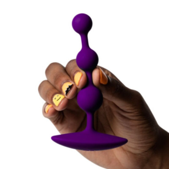 AMP Purple Bolas Anales Flexibles 12,5 cm Morado