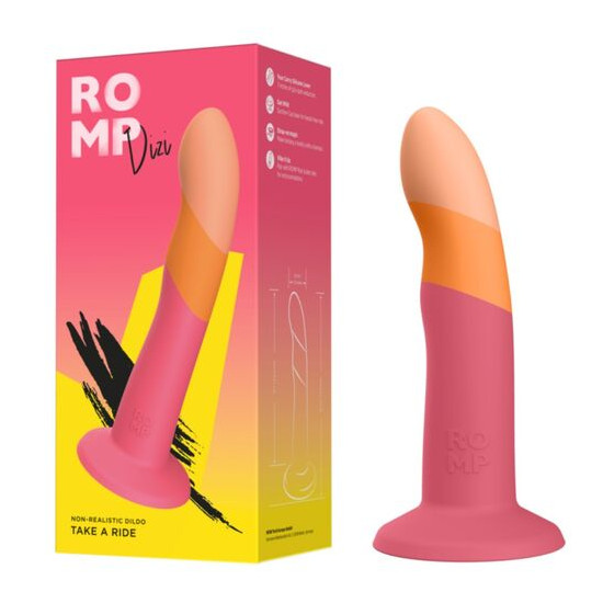 Dizi Dildo Ventosa Tricolor 18 cm
