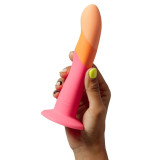 Dizi Dildo Ventosa Tricolor 18 cm