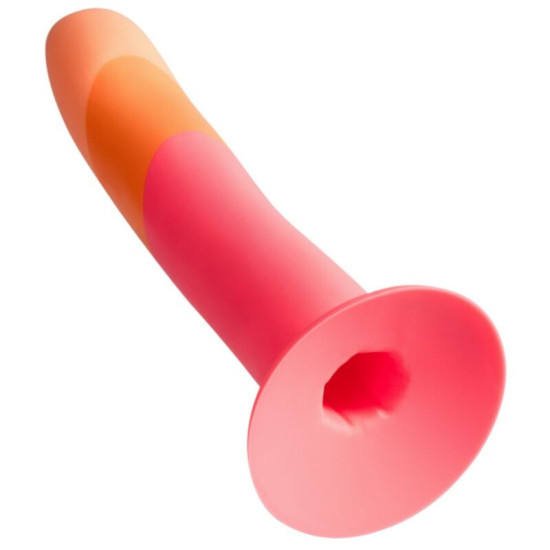 Dizi Dildo Ventosa Tricolor 18 cm