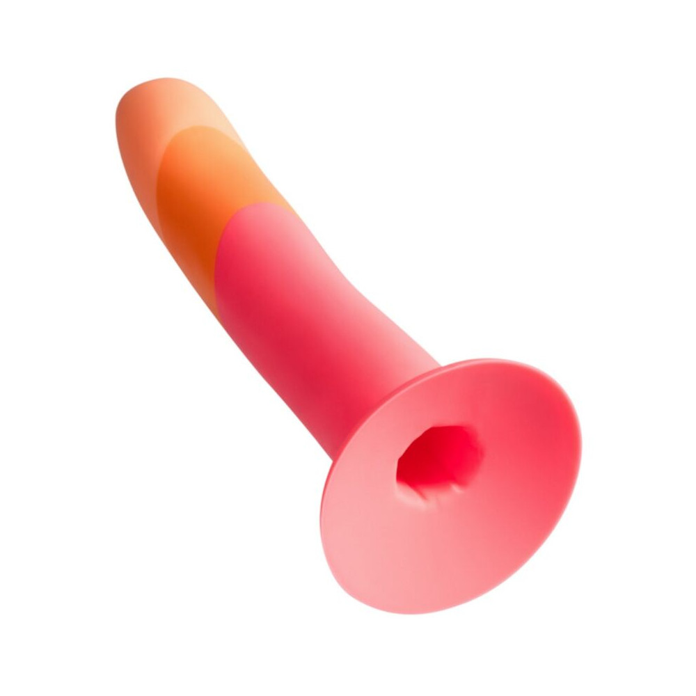 Dizi Dildo Ventosa Tricolor 18 cm