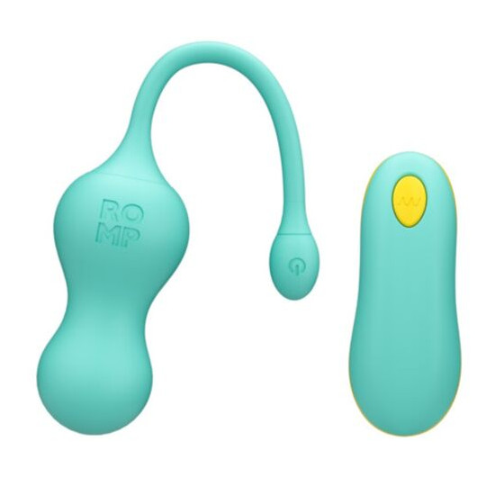 Vello Huevo Vibrador Turquesa con Mando