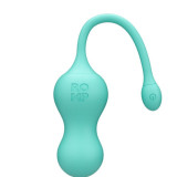 Vello Huevo Vibrador Turquesa con Mando