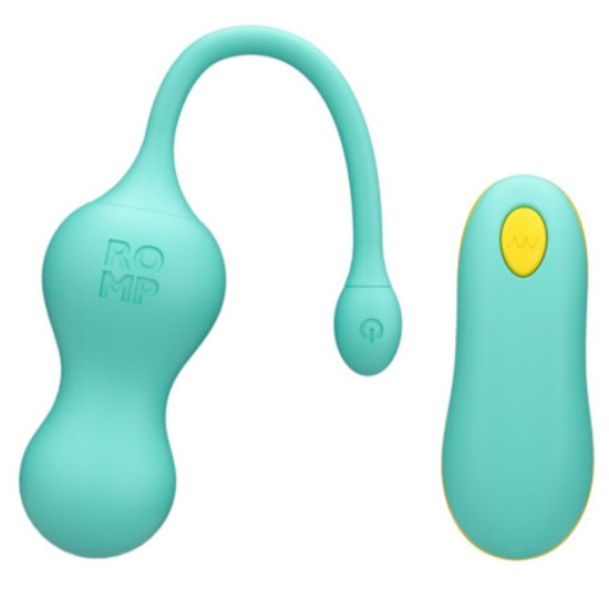 Vello Huevo Vibrador Turquesa con Mando