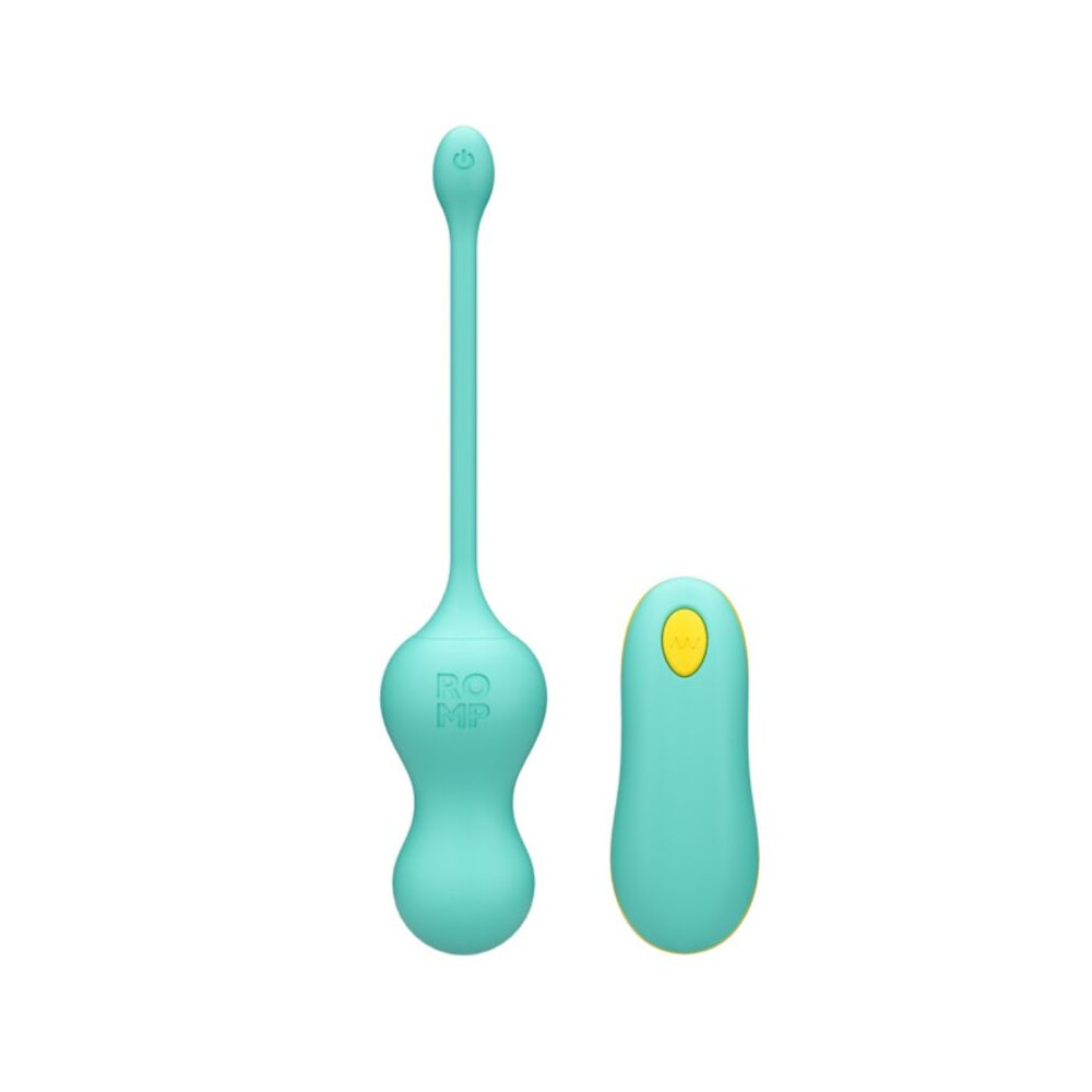 Vello Huevo Vibrador Turquesa con Mando