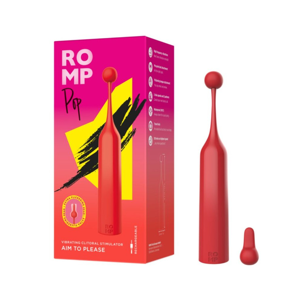 Pop Estimulador Alta Frecuencia Rojo