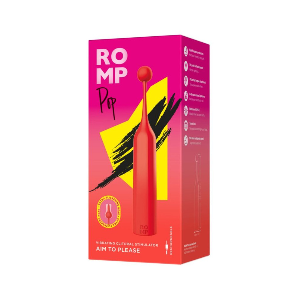 Pop Estimulador Alta Frecuencia Rojo