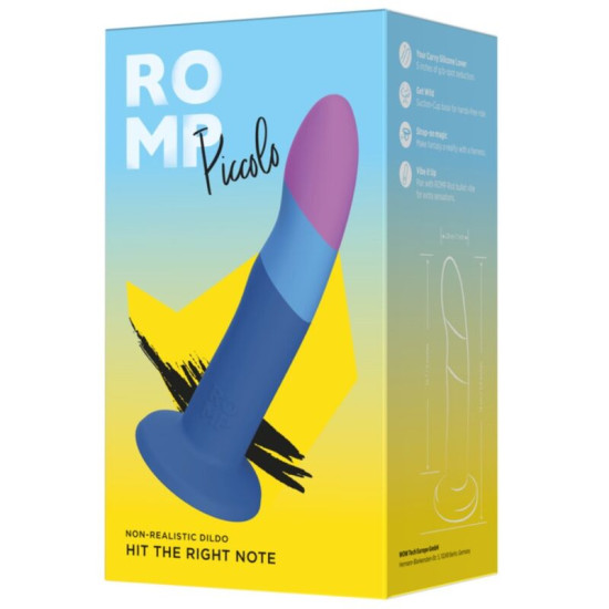 Piccolo Dildo Silicona Tricolor 14 cm