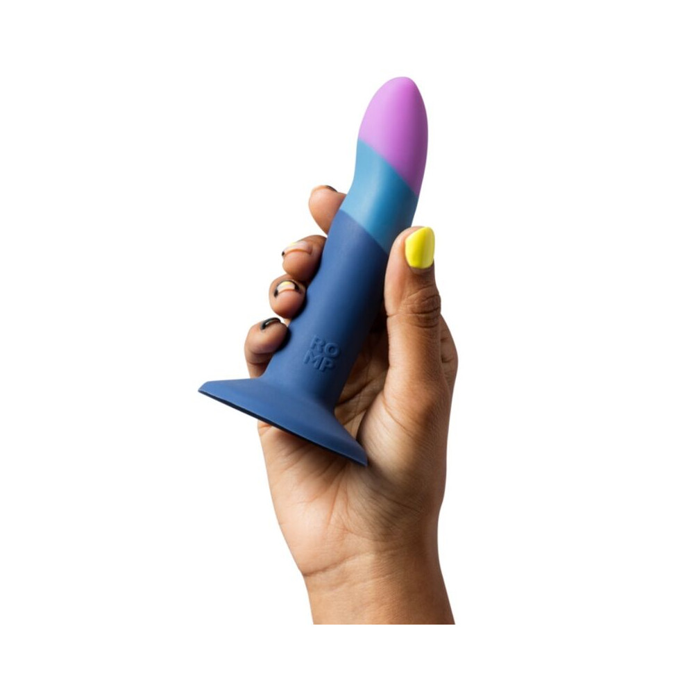 Piccolo Dildo Silicona Tricolor 14 cm