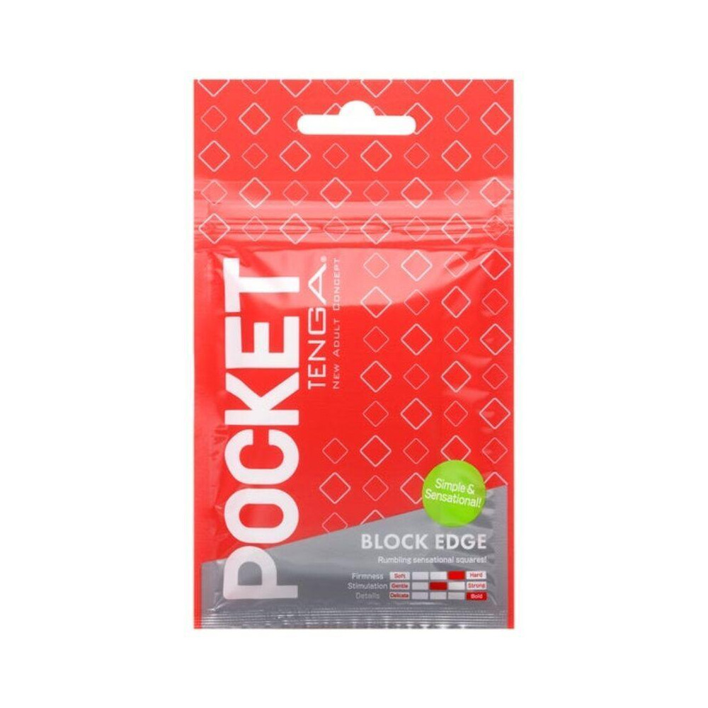 TENGA Masturbador Pocket Block Edge