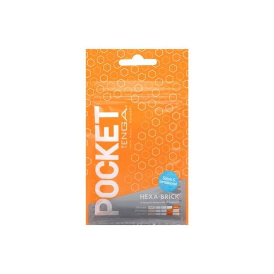 TENGA Masturbador Pocket Hexa-Brick