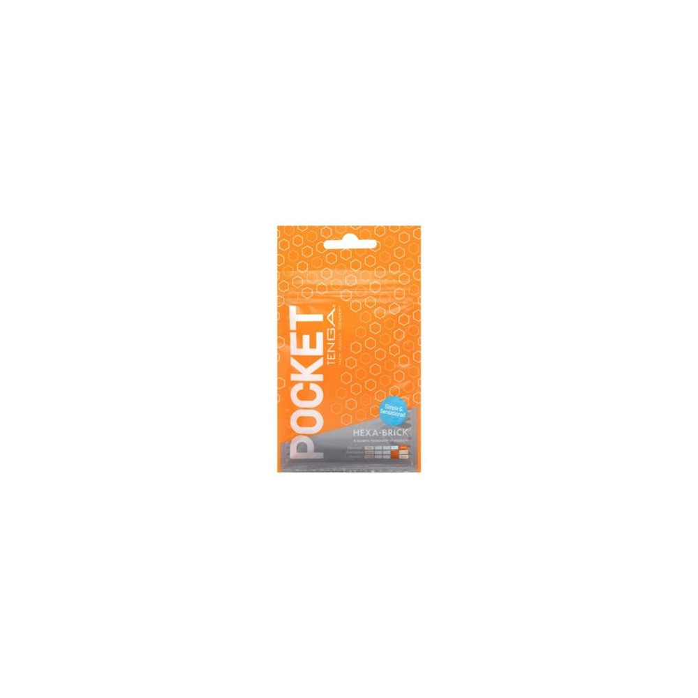 TENGA Masturbador Pocket Hexa-Brick