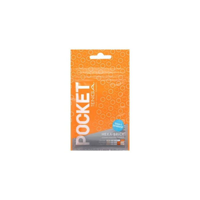 TENGA Masturbador Pocket Hexa-Brick