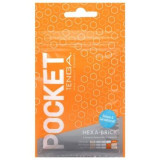 TENGA Masturbador Pocket Hexa-Brick