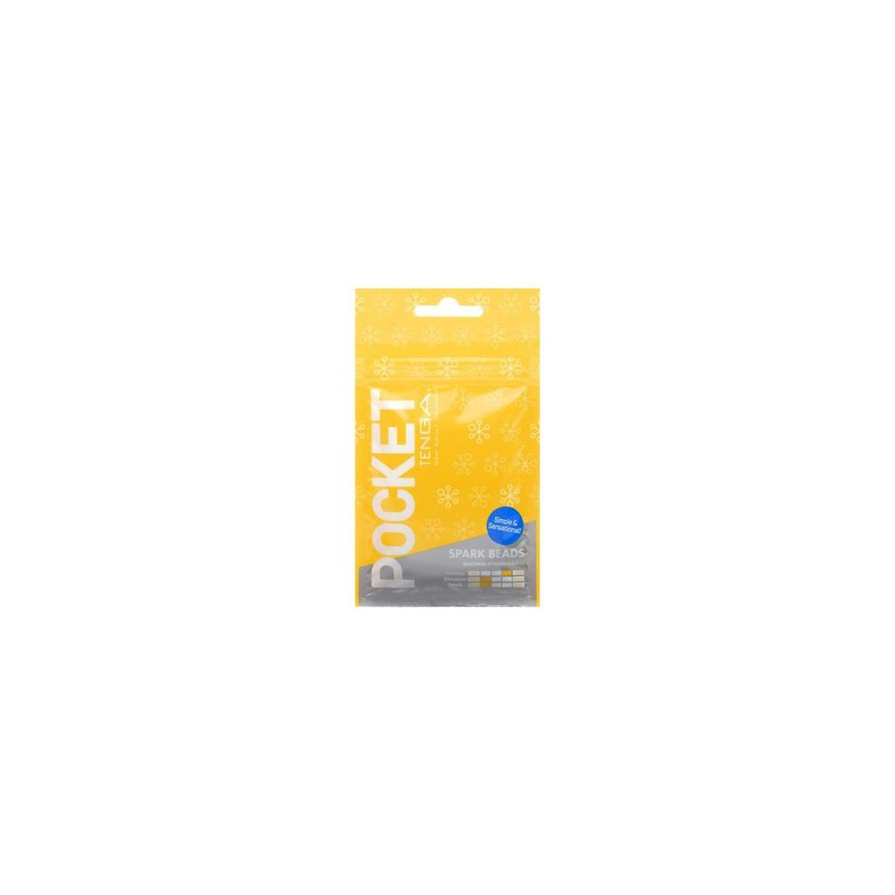 TENGA Masturbador Pocket Spark Beads