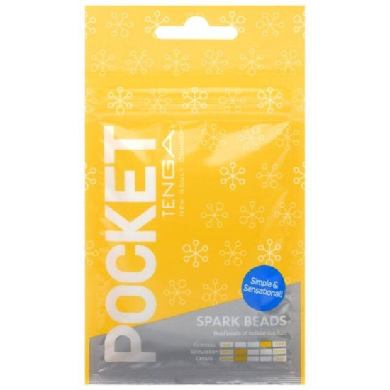 TENGA Masturbador Pocket Spark Beads