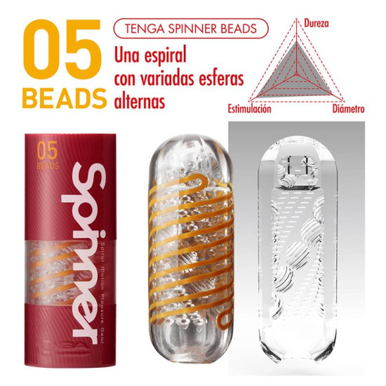 TENGA Masturbador Masculino Sprinner 05 Beads