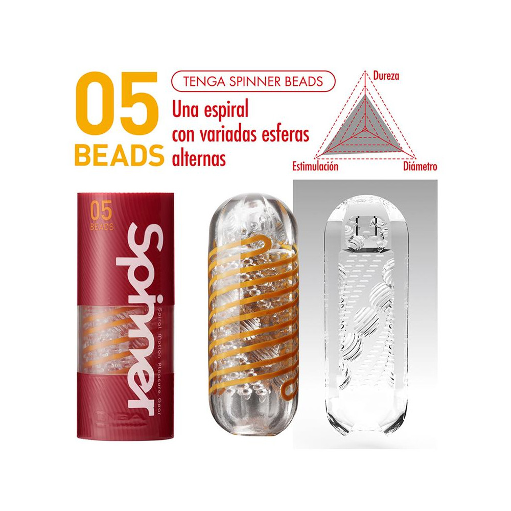 TENGA Masturbador Masculino Sprinner 05 Beads