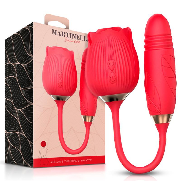 Rosa con Succión con hevo con Thrusting USB