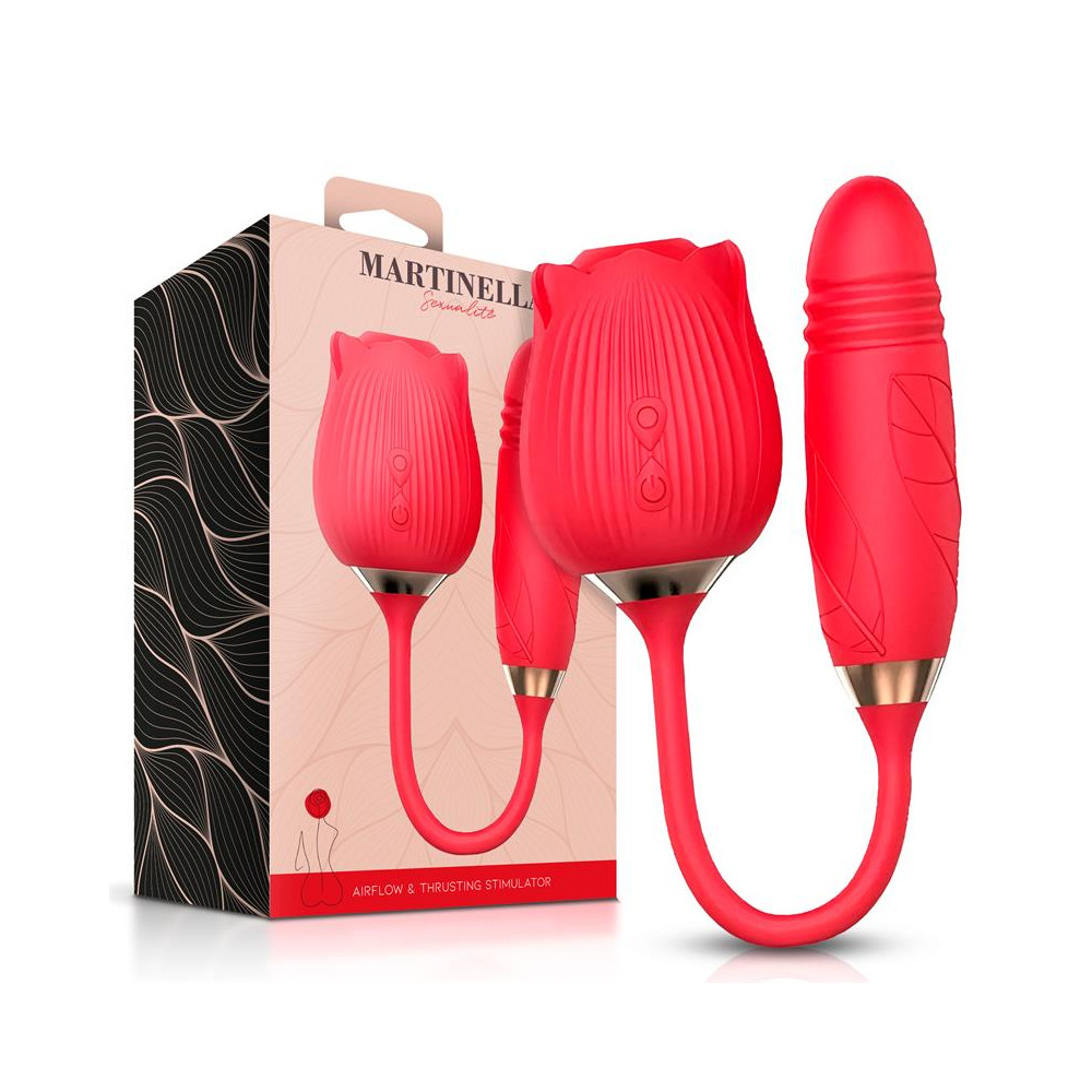 Rosa con Succión con hevo con Thrusting USB