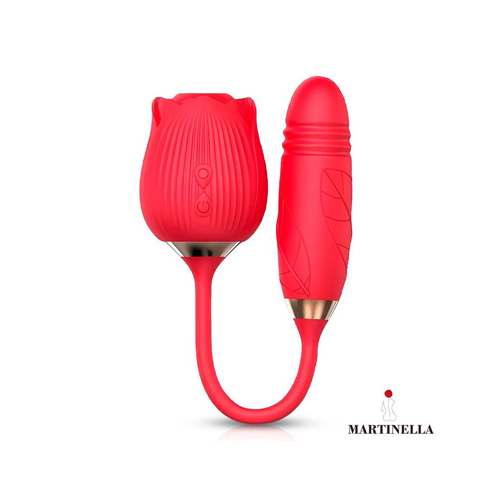 Rosa con Succión con hevo con Thrusting USB
