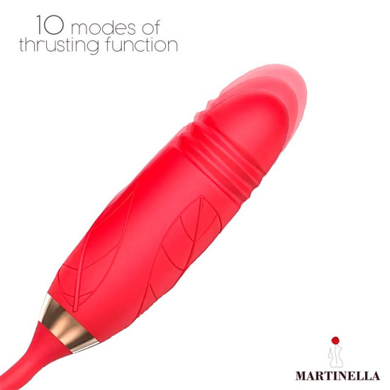 Rosa con Succión con hevo con Thrusting USB