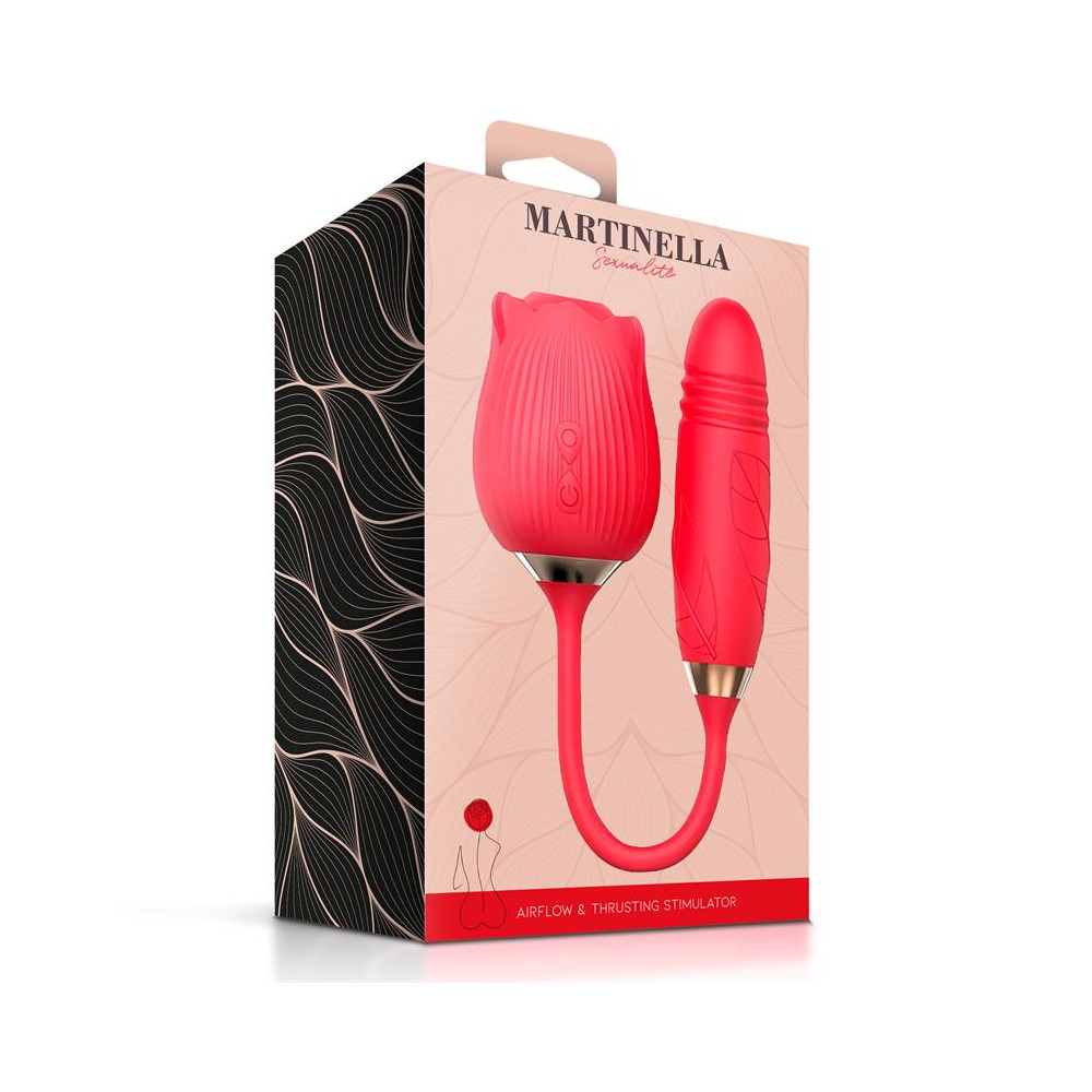 Rosa con Succión con hevo con Thrusting USB