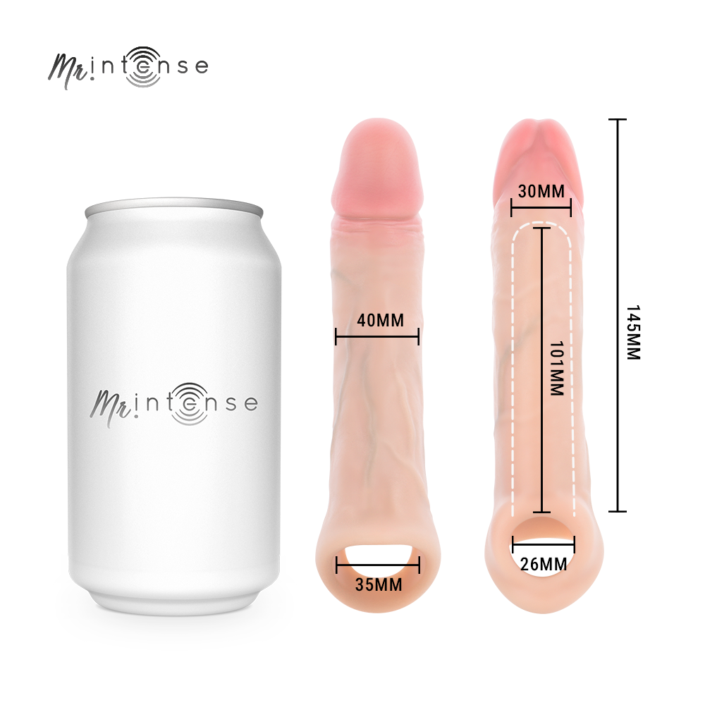 Arnold M Funda para Pene con vibrador 14.5 cm