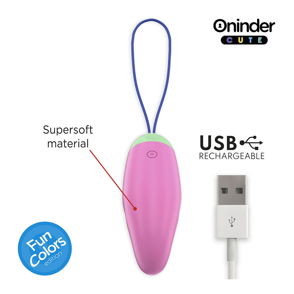 LOVE PLEASURE HUEVO VIBRO-ROTADOR 360 SILICONA