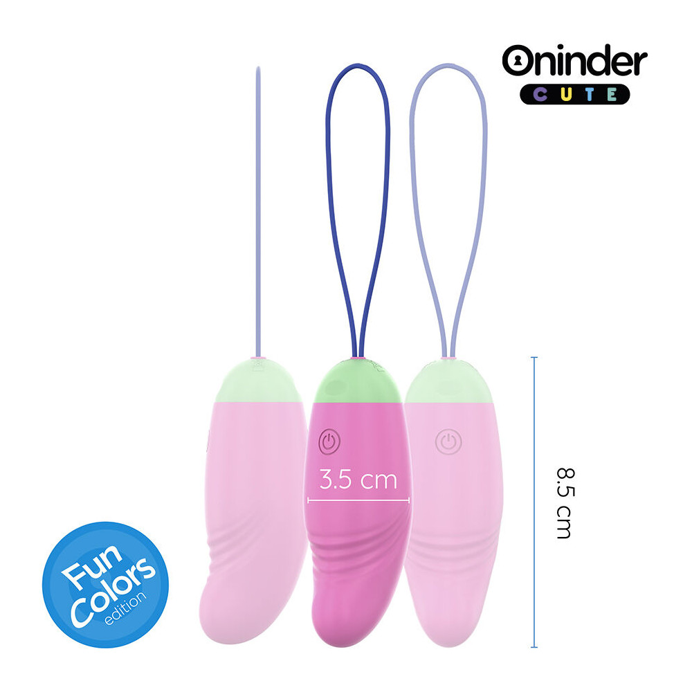 LOVE PLEASURE HUEVO VIBRO-ROTADOR 360 SILICONA