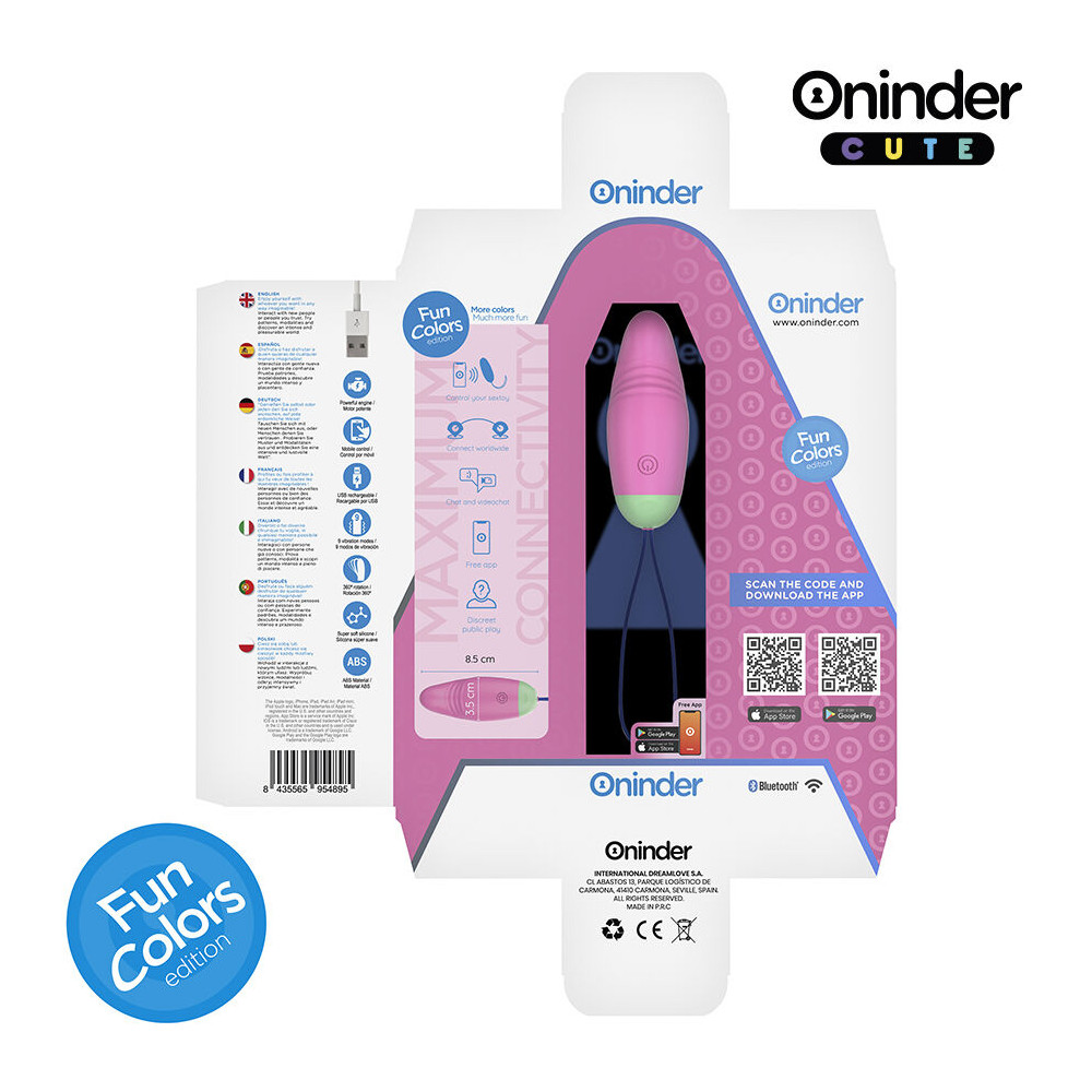 LOVE PLEASURE HUEVO VIBRO-ROTADOR 360 SILICONA
