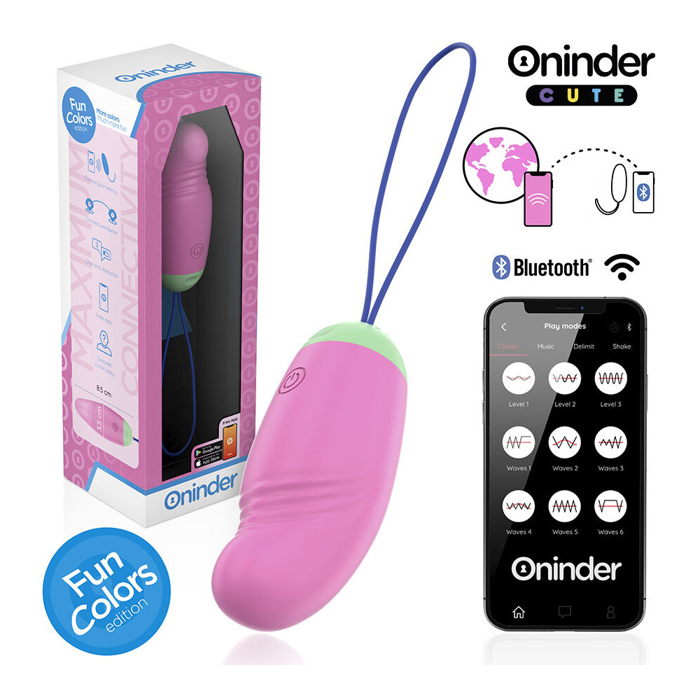 LOVE PLEASURE HUEVO VIBRO-ROTADOR 360 SILICONA