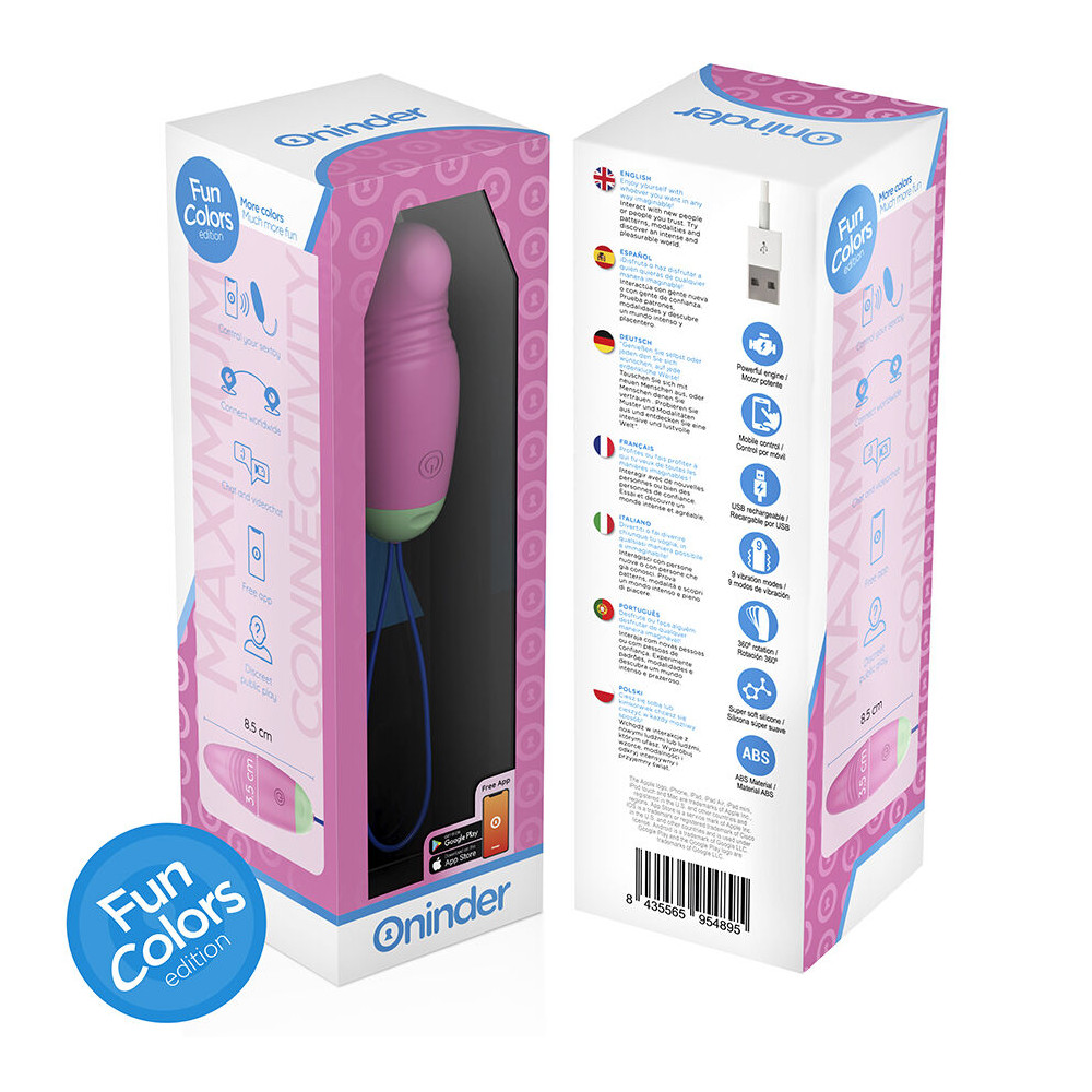 LOVE PLEASURE HUEVO VIBRO-ROTADOR 360 SILICONA
