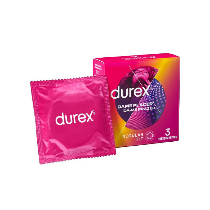Preservativos Durex Dame Placer 3 unidades