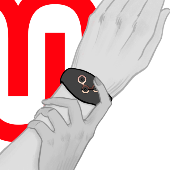 RELOJ CONTROL REMOTO WIRELESS TECHNOLOGY AZABACHE Y COBRE