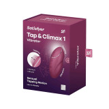 Satisfyer Tap and Climax 1 Vibrador y Tapping Rojo