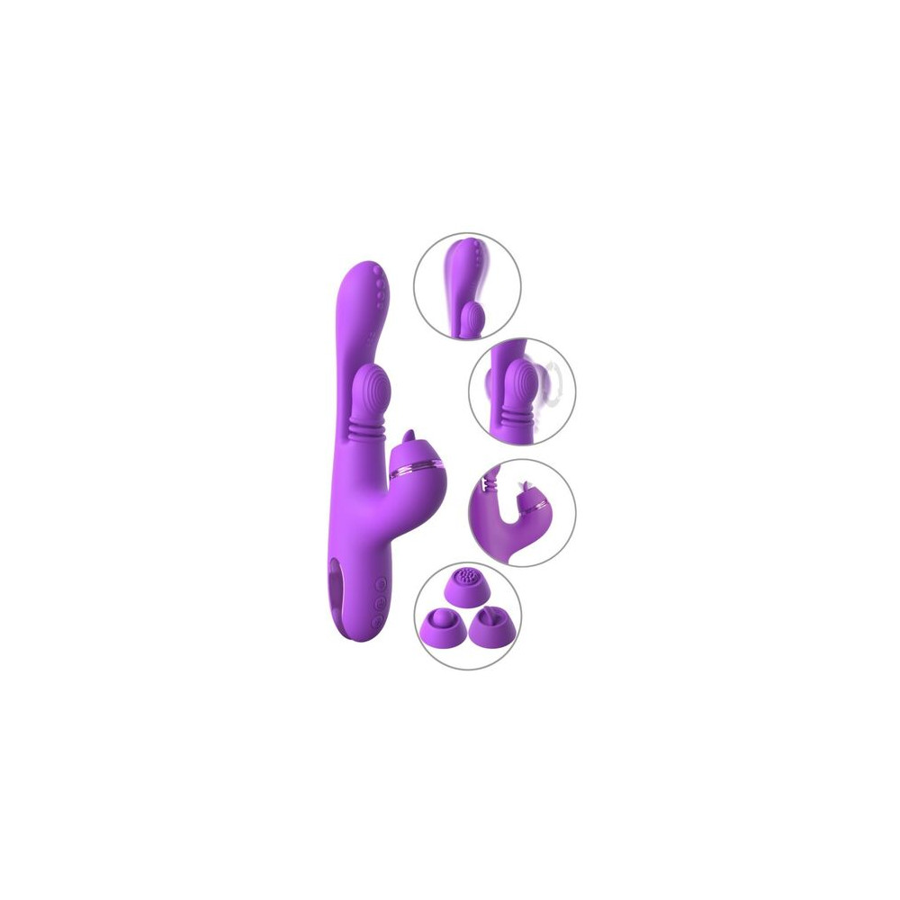 Vibrador Rabbit Intimotion Pulse Pro Vibe Morado