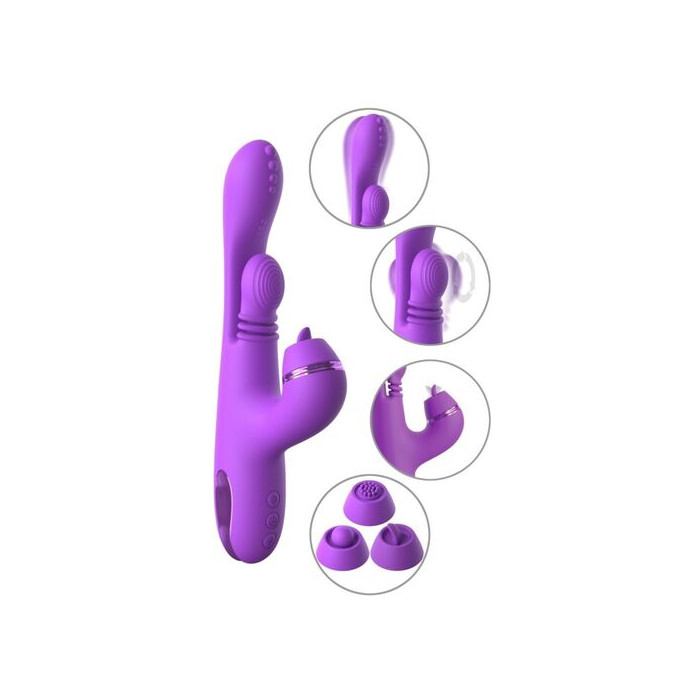 Vibrador Rabbit Intimotion Pulse Pro Vibe Morado