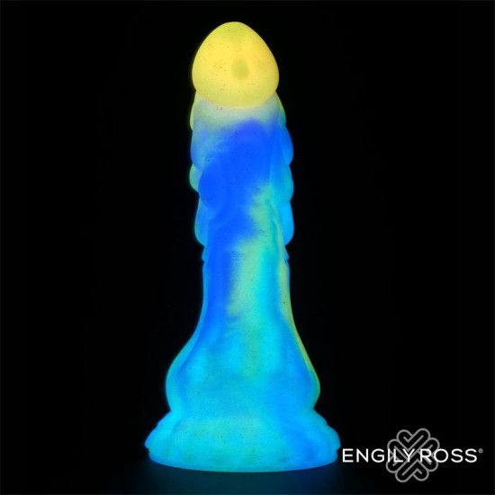 Dildo "Dragón" Brilla en la Oscuridad 18 cm