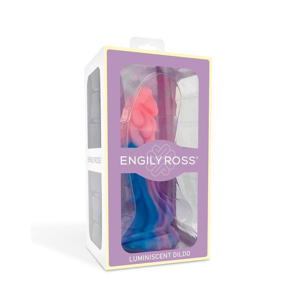 Dildo "Dragón" Brilla en la Oscuridad 18 cm