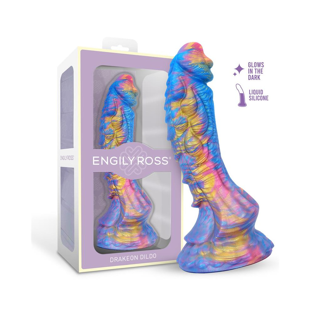 Drakeon Dildo Dragón Silicona Líquida 18 cm