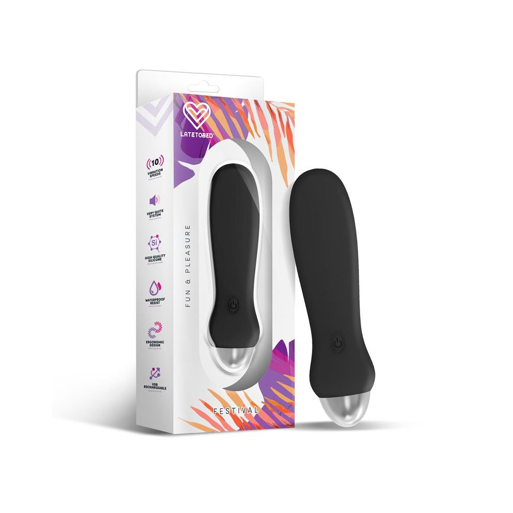 Luxo Estimulador 10 Velocidades Negro