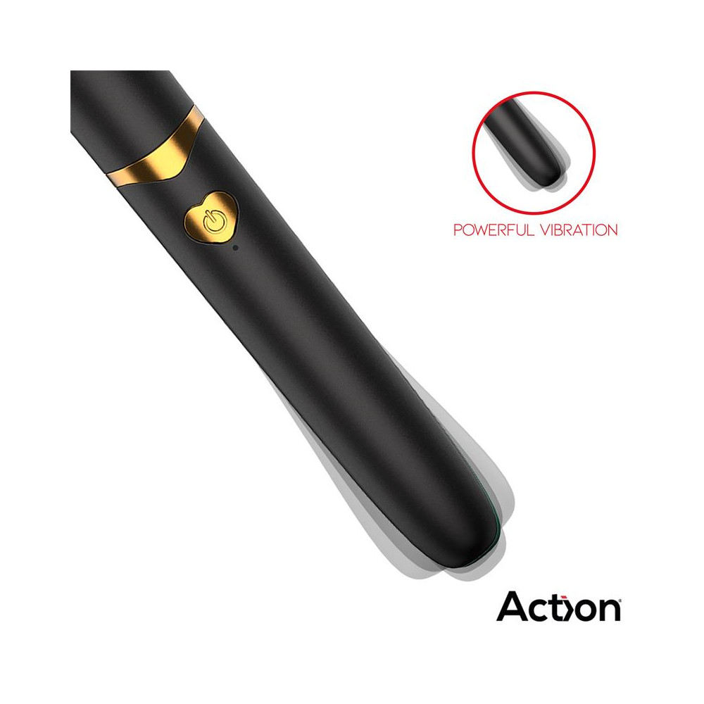 Secret Noir Estimulador Brocha de Maquillaje con Vibración Negro