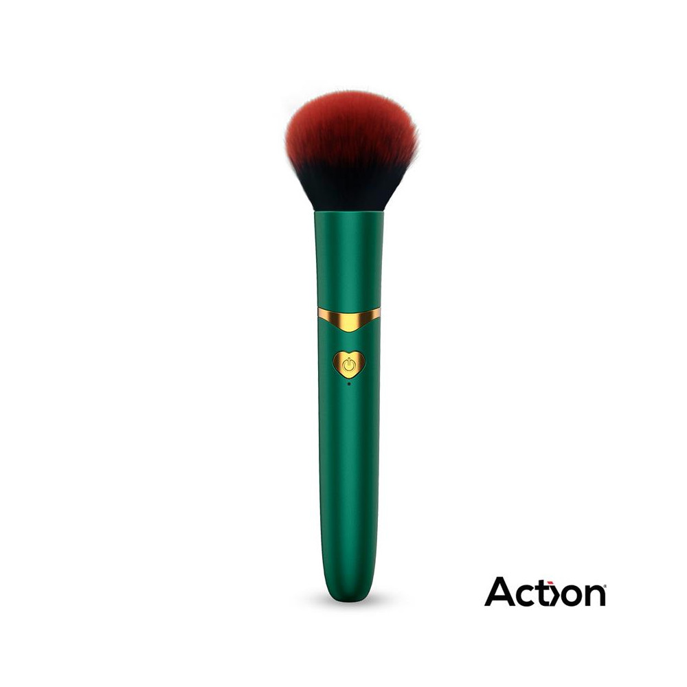 Secret Vert Estimulador Brocha de Maquillaje con Vibración Verde