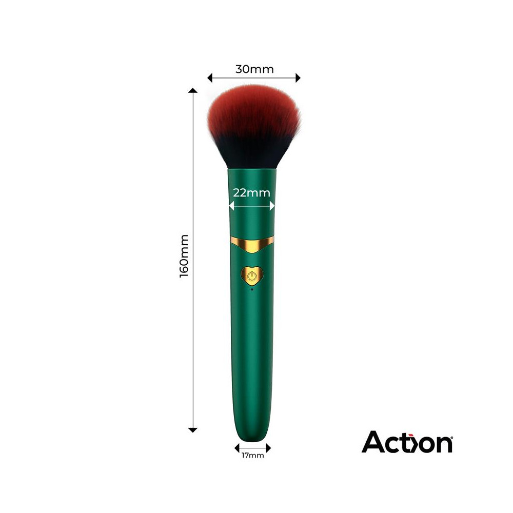 Secret Vert Estimulador Brocha de Maquillaje con Vibración Verde