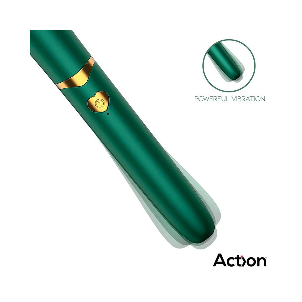 Secret Vert Estimulador Brocha de Maquillaje con Vibración Verde