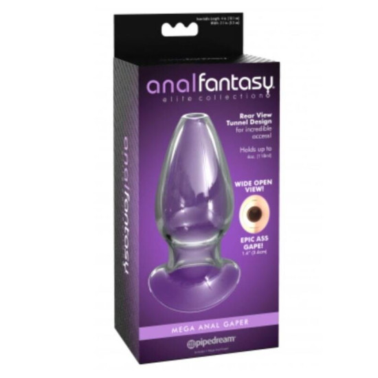 Mega Anal Gaper Plug Anal Transparente