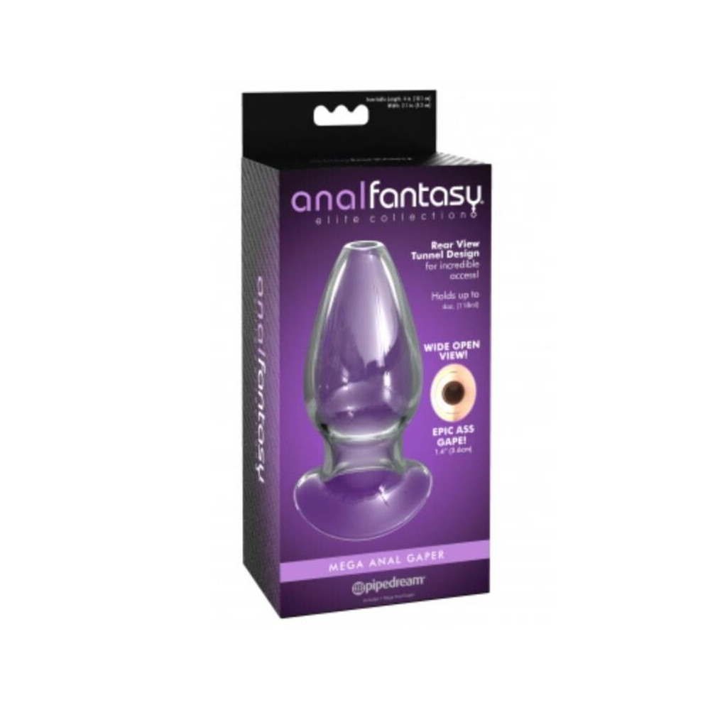 Mega Anal Gaper Plug Anal Transparente